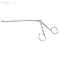 Micro Alligator Forceps -.5mm cup 5.5" shaft curved right