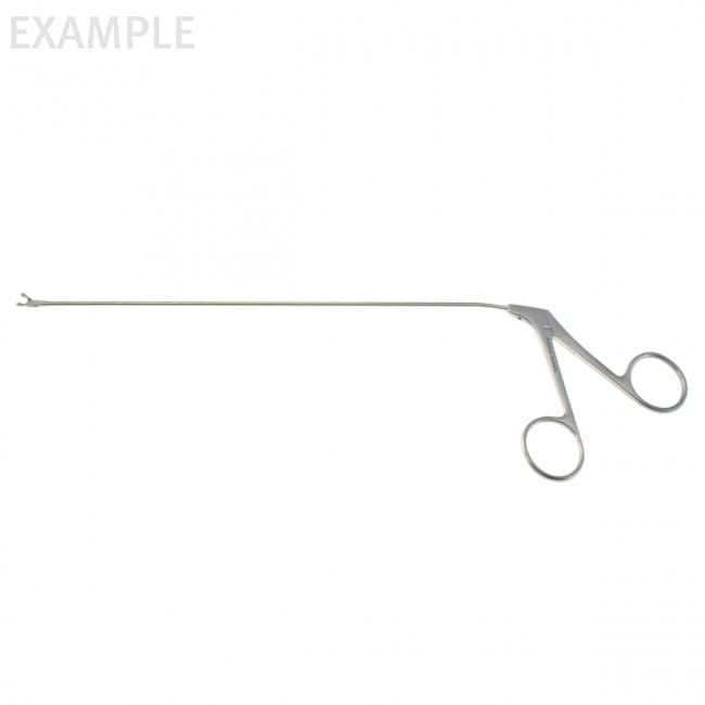 Alligator Cup Forceps - 2mm cup 200mm curved up