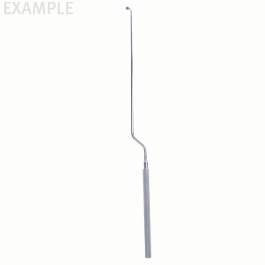 Curette 3mm angled left 90deg