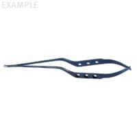 Malis Type Bay Titanium Needle Holder 8 3/4" - straight jaw 0.4mm tips