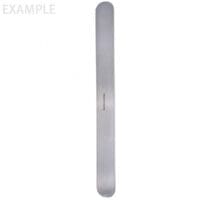 Davis Brain Spatula - Nickle Silver 7" 3/8" wide