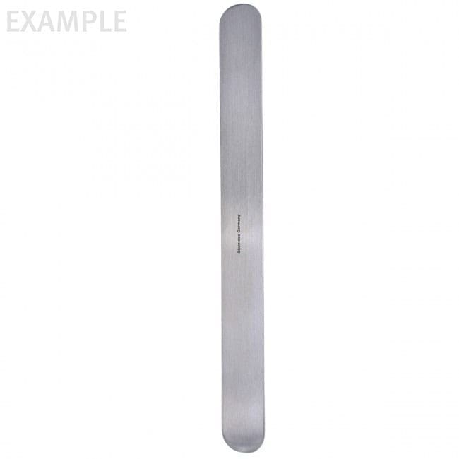 Davis Brain Spatula - Nickle Silver 7" 1/2" wide