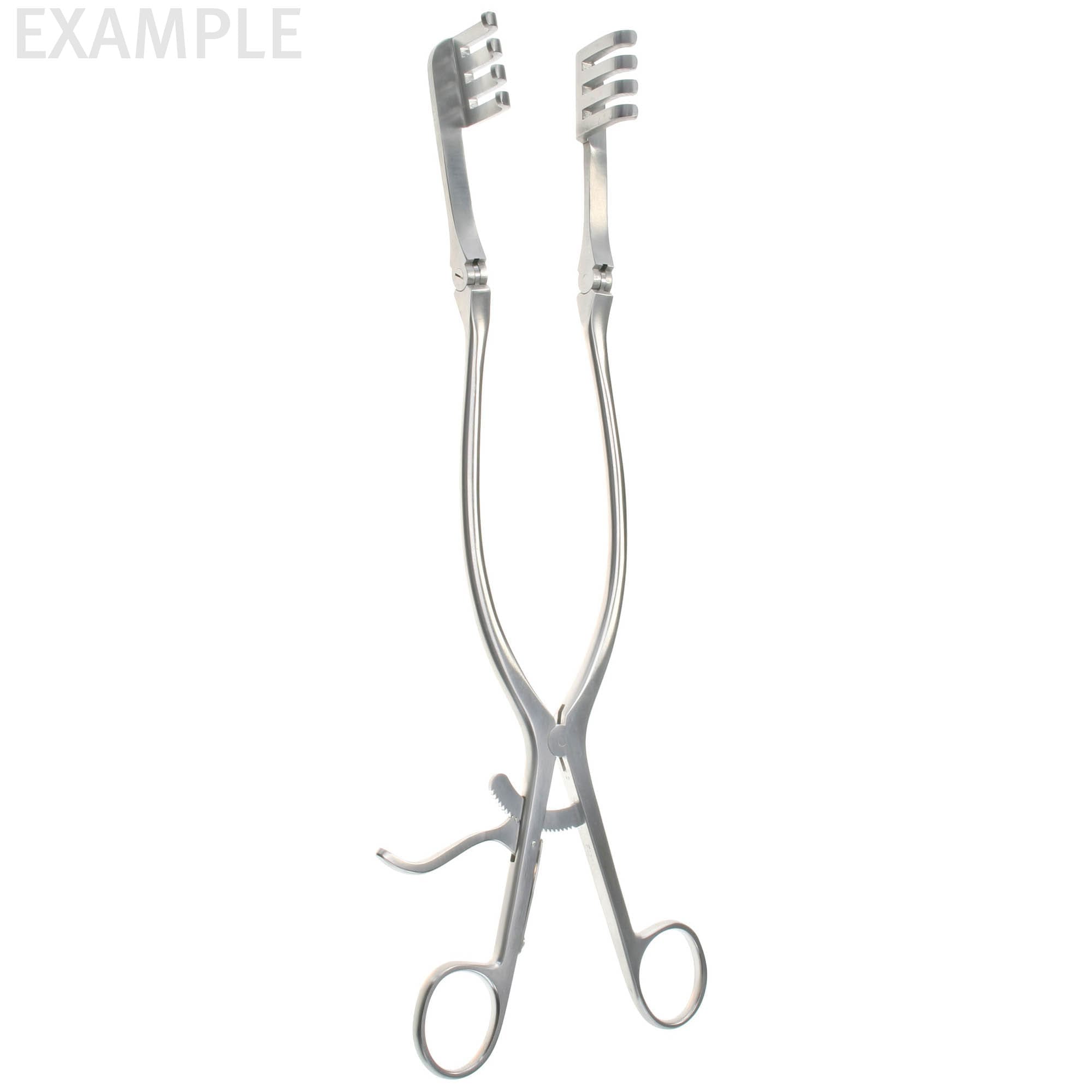 Beckman Adson Retractor, 12", 1x1 3/4", blnt