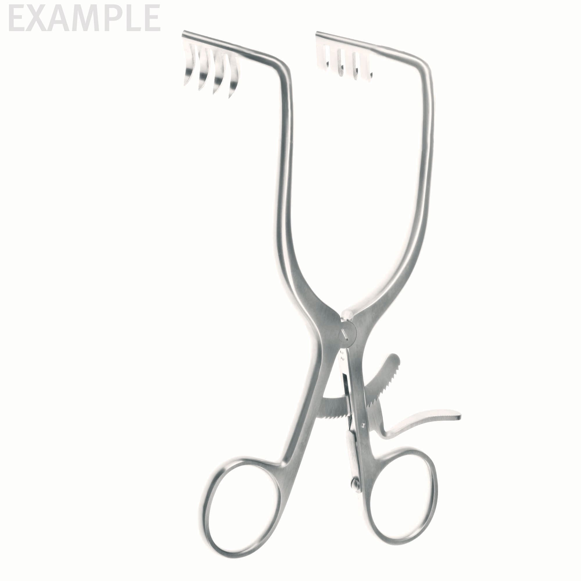 Adson Cerebellum Retractor, 7-1/2", angled 90°, blunt