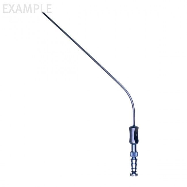 Frazier Suction Tube - angled 7 fr 7 1/2" Titanium