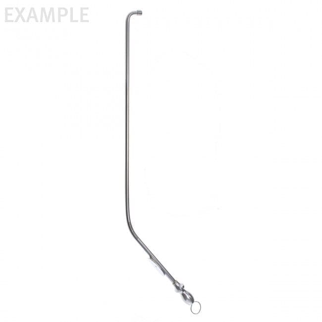 Atraumatic Tip Suction Tube - angled 15cm 3fr