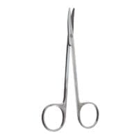 Knapp Strabis Scissors - blunt tips curved