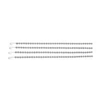 Ball Chain - 21cm long w hook - 4 Pack
