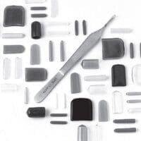 BOSS Protective Tip Covers - yellow 3/16" - RADIOPAQUE
