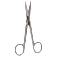 Mayo Scissors, Shark Edge, straight, 5 1/2"