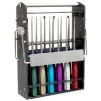 Curette Storage Rack – 12 each for 9″ and 10″ lengths