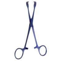 Lahey Traction Forceps, 3×3 prong, 6″, titanium