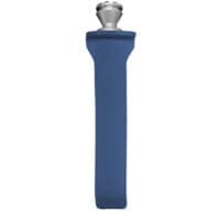T-Line Micro Blade, Blunt, 14 x 70mm, Blue Titanium with Conical Hub