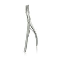 Leksell Rongeur, lt curved handle, jaws 8mm wide, 9"