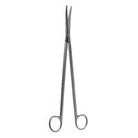 Nelson Metz Scissors, Shark Edge, curved, 11 3/4"