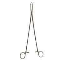 Kantrowitz Forceps, angled jaws, 12"