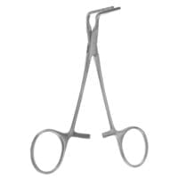 5 1/2" Cooley Occlusion Clamp - right angled jaw 25mm jaw