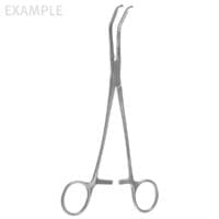 7 3/4" Cooley Partial Occlusion Clamp - 2.3cm deep 7mm wide