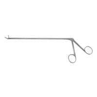 Decker Forceps, curved up, 2x6mm 8" shaft