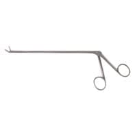 Decker Forceps, curved up, 7" shaft