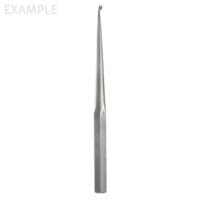 Brun Curette -2 angled hex handle 9"