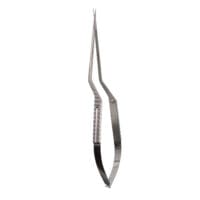Micro Bay Scissors - serrated blunt straight