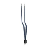 Cushing Bayonet Bipolar Forceps, insulated, 2mm tips, 7.5"