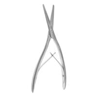 6 7/8" Cottle Heavy Septum Scissors angled serrated blade