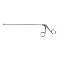 Alligator Forceps serrated triangle jaws up left 23 cm