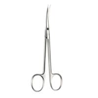 5 1/2" Brophy Gum Suture Scissors sharp points curved