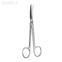 7 1/2" Kaye Facelift Scissors - curved serr