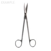 7" Freeman Rhytidectomy Scissors - curved blunt