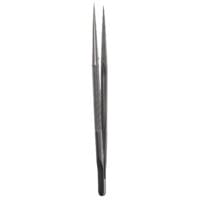 Micro Forceps, 8mm round handle, straight, 1x2, 7 1/4"