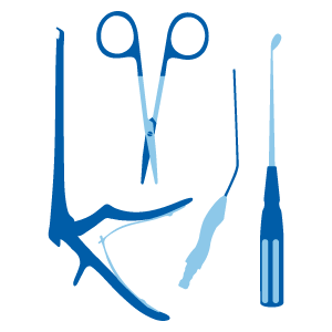 wide variety of surgical instruments